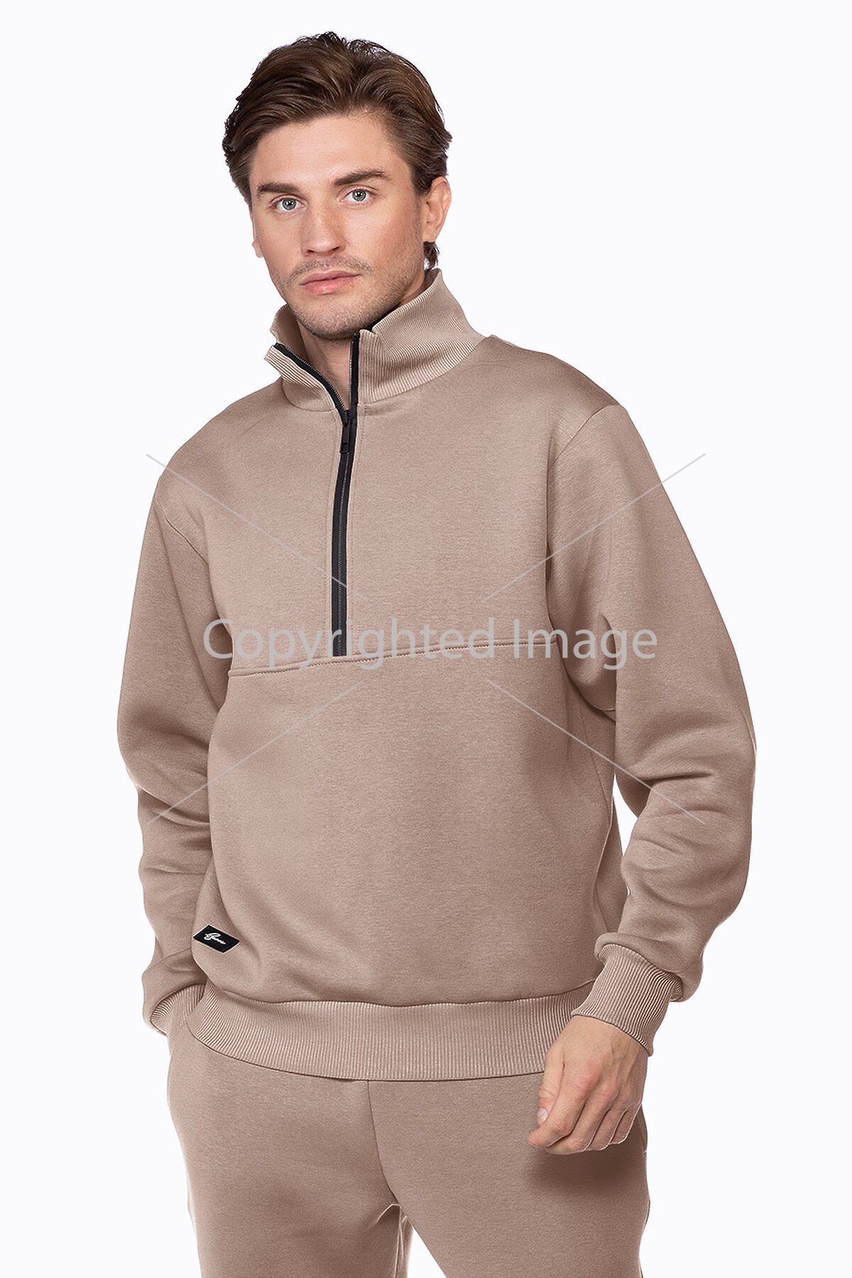 Collared hoodie outlet